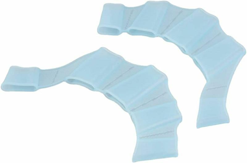 1 Par Silikon Simhandfenor Flippers Palm Finger Simhandskar Paddle M Storlek Flippers Palm  |  Vattenhandskar Vattenhandskar Vattenhandskar