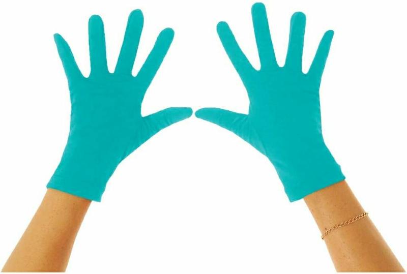 Ecostinger® UV-handskar Solskydd Täckning UPF 5+ Klorresistens Blå Aqua  |  Vattenhandskar Vattenhandskar Vattenhandskar